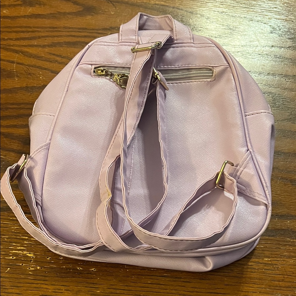 Elegant Pink Bow Backpack - Picture 2 of 5